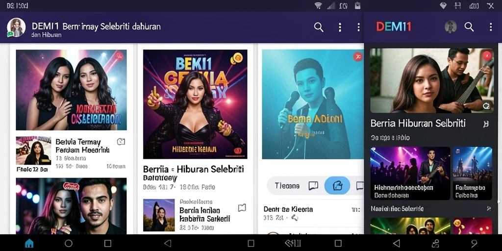 Antarmuka DEMI11 yang menarik dan mudah dinavigasi.