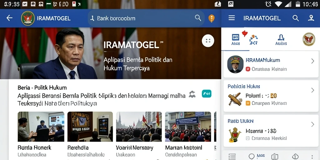 Tampilan antarmuka aplikasi IRAMATOGEL yang informatif dan menarik.