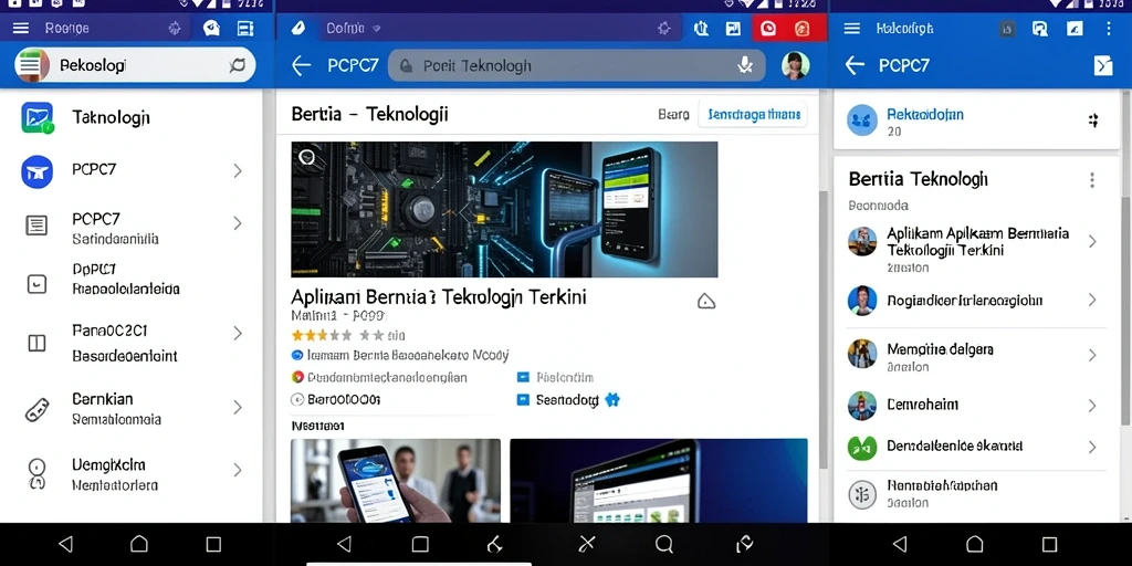 Tampilan antarmuka utama aplikasi PCPC7 yang informatif.